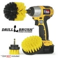 thumbnail image 4 of Drill Brush Power Scrubber Yellow Bathroom Accessories Cleaning Set - Drill Brush Set for Cleaning Tile and Grout - Shower Cleaning Supplies - Drillbrush Shower Cleaner - Household Cleaning Brushes, 4 of 8