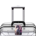 thumbnail image 3 of Rocae Dragon for Leather Luggage Baggage Tags ID Label Privacy Cover ID Label with Stainless Steel Loop and Address Card, 3 of 5