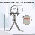 thumbnail image 2 of Soporte de pared para antena XRDS-RF de 15 cm, soporte de pared resistente, 2 of 5