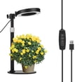 thumbnail image 3 of USB Disc LED  Plant Growth Lamp Succulent Fill Light - With Disc Base 200 Two Sections Full Spectrum 56 Lamp Beads, 9 Levels Of Dimming, 3/9/12 Hour Timing, 3 of 8