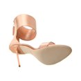 thumbnail image 4 of Paris Texas Vanessa Satin Sandal, 36.5, Pink, 4 of 5