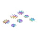 thumbnail image 5 of Cortador de línea de sonrisa BuyWeekMX 7 piezas Plantillas de borde de uñas, 5 of 9