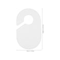 thumbnail image 2 of OFFIGAM 10Pcs Plastic Closet Dividers White Writable Labels Easy Install for Closet Rod Organization, 2 of 7