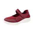 thumbnail image 2 of Norvail Womens Breathable Orthopaedic Walking Shoes, Slip On Mesh Flat Mary Jane Sneaker, Summer Casual Comfort Slip on Nurse Shoes for Work, 2 of 4