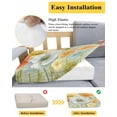 thumbnail image 5 of Vintage Spring Floral Sofa Couch Cushion Covers Washable, Removable Stretchable Sectional Couch Covers, Watercolor Elegant Summer Botanical Slipcovers for L & T Shape Sofa Protector S Size 2 pcs, 5 of 7