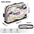 thumbnail image 3 of Standing Pencil Case with Base Large Capacity Stationery Pouch Pen Bag with Zipper for Women Men Ginkgo Leaves and Petals, 3 of 7