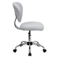 thumbnail image 3 of Scranton & Co Modern Mesh Fabric Mid-Back Task Office Chair in White, 3 of 9