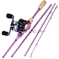 thumbnail image 2 of Sougayilang Baitcaster Combo Fishing Rod And Reel Combo, Ultra Light 2 of 14