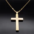 thumbnail image 5 of 14K Yellow Gold Jesus Christ Cross Necklace for Men Women Big Hip Hop Necklaces Birthday Gift for Boyfriend, 5 of 6