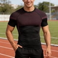thumbnail image 2 of JAJAHO Mens Running Shirts Short Sleeve Workout Athletic Slim Fit Crewneck T Shirt Wicking Breathable Lightweight Sportswear Summer Tees Trendy Tops, 2 of 4