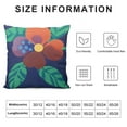 thumbnail image 5 of Blueberry Floral Blue Throw Pillow Cover Cozy Accent Pillows Covers Living Room Pillows Decor, 5 of 5