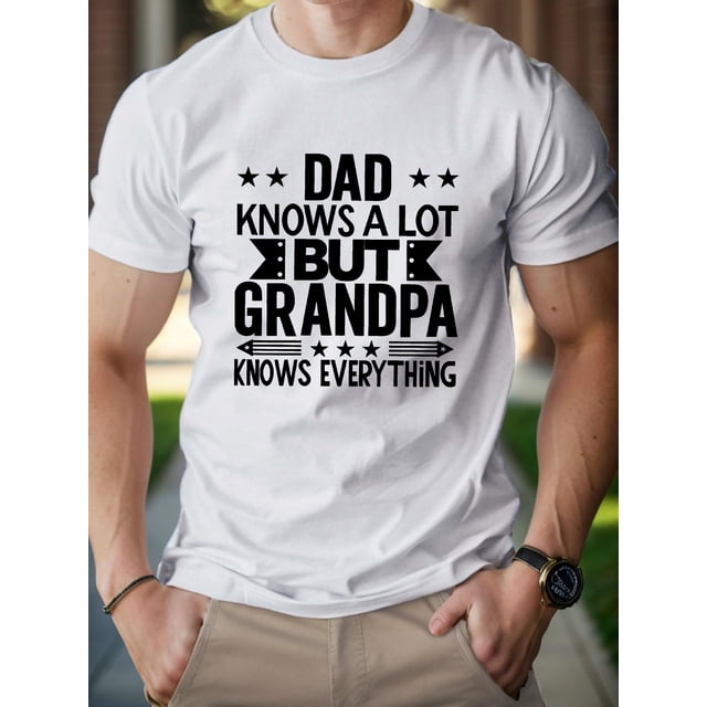 Camiseta de algodón puro para hombre, diseño de papá y abuelo, ajuste cómodo, para adultos, hombres, mujeres, adolescentes, jóvenes.
