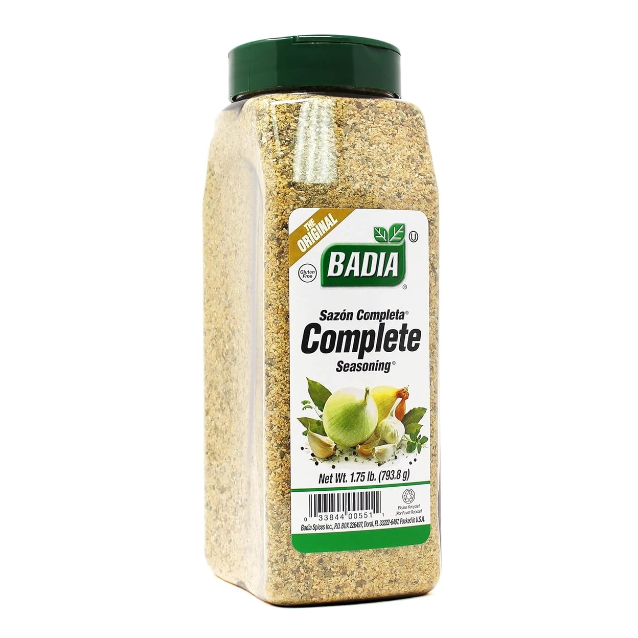 (2 pack) Badia Complete Seasoning, The Original Sazon Completa, 1.75 lb Bottle