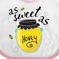 thumbnail image 4 of Inktastic As Sweet As Honey Boys or Girls Baby Bib, 4 of 4