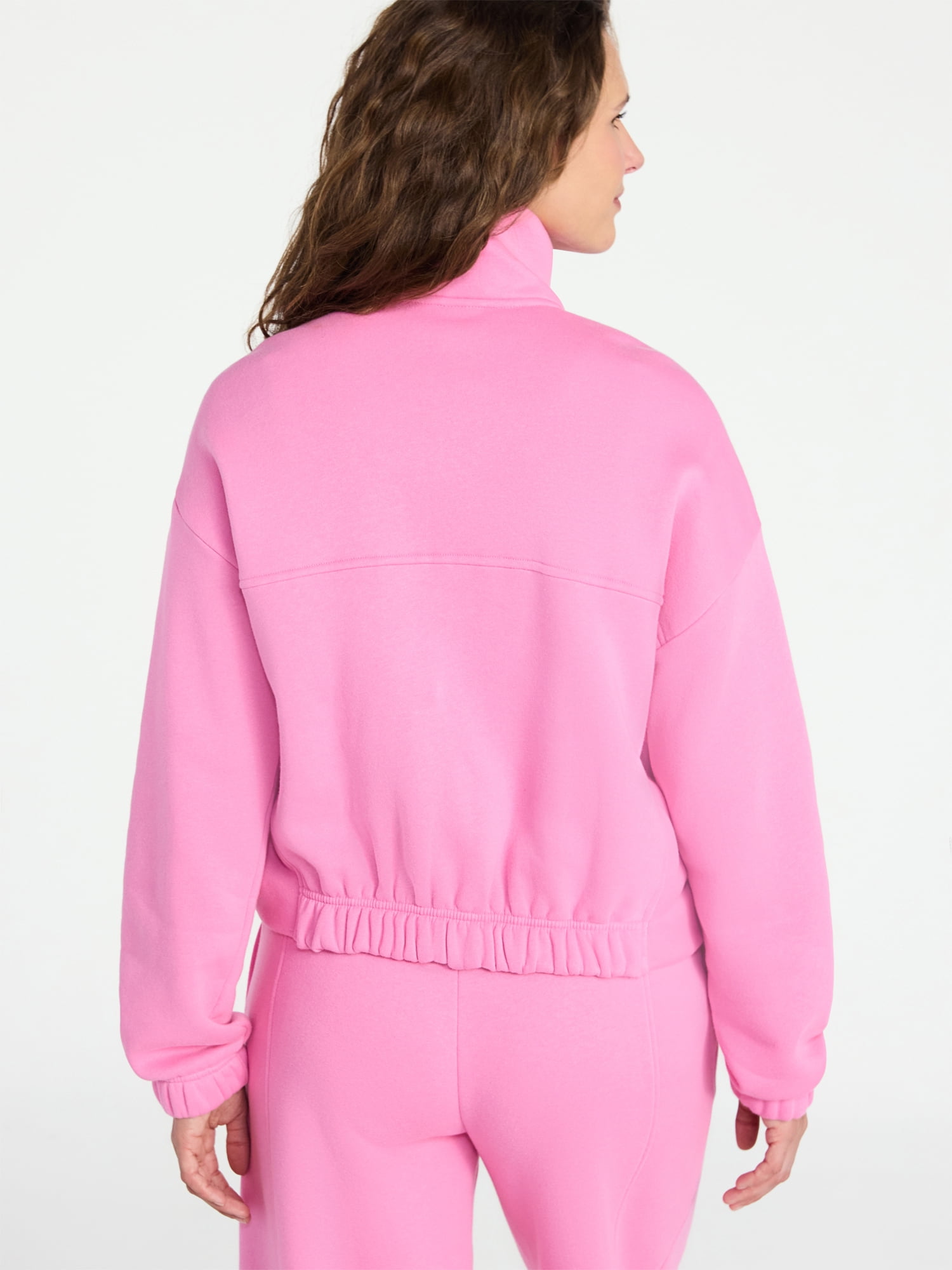 Athletic Works Women's Premium Fleece Active Jacket, Midweight, Sizes XS-4X