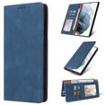 thumbnail image 3 of Galaxy S22 Ultra Case with Stand, Allytech Premium Slim PU Leather & Inner TPU Bumper Shockproof Card Slots Folio Book Kickstand Women Men Wallet Case for Samsung Galaxy S22 Ultra 6.8" 5G 2022, Blue, 3 of 3