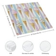 thumbnail image 3 of PHYHOO Ice Cream Cloth Napkins Watercolor Beverage Popsicle Napkins Luncheon Dinner Dessert Napkins for Summer Ice Cream Theme Birthday or Party Supplies 2 PCS, 3 of 7