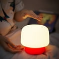thumbnail image 1 of Fiudx Lámpara de Ambiente con Forma de Hongo, Control Táctil Interactivo, Brillo Ajustable, Luz Nocturna Suave, Temporizador, Batería Recargable, Material Abs, Decoración para Habitación Infantil, pa, 1 of 6
