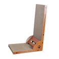 thumbnail image 3 of Rascador para gatos, cama de salón de cartón, papel , almohadilla para rascar gatos vertical Curvo jinwen Rascador vertical para gatos, 3 of 8