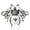 White, variant on Rhinestone Bee Brooch Enamel Pin Antique Fashion Insect Brooches-black