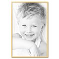 thumbnail image 2 of ArtToFrames 28" x 43" Warm Square Gold Picture Frame, 28x43 inch Multi Wood Poster Frame (WOM-5102),  Pack, 2 of 7