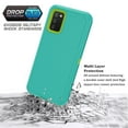 thumbnail image 2 of NIFFPD Samsung Galaxy A02S Case with Screen Protectors, Heavy Duty Protective Phone Case Shockproof ,Compatible with Samsung Galaxy A02S (Green+Yellow), 2 of 6