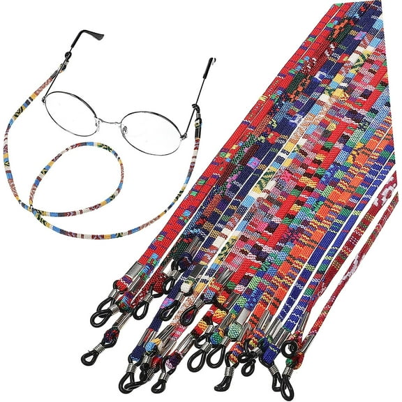 10pcs Men's Glasses Eyeglass Straps for Men Glasses Chain for Men Glasses Holder Glasses Strap for Women Men Eyeglass Cord Lanyard Glasses Frame Anti-Drop Rope Retainer Miss