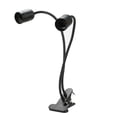 thumbnail image 1 of Labymos Bulb Flexible Gooseneck Aluminium Wire Neck Clip-On Cable Desk Lamp Holder Cord Light Base, 1 of 5