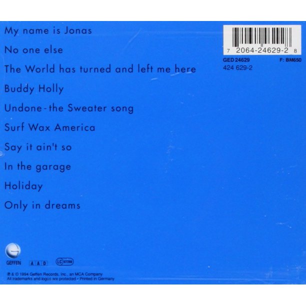 Geffen Records, CD, Weezer - Weezer - Music & Performance, 1 Pack