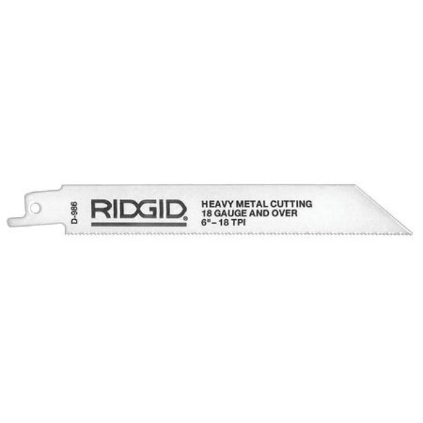 RIDGID 80520 Reciprocating Saw Blades,Steel,3inL,PK5
