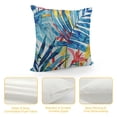 thumbnail image 4 of Awypu Outdoor Throw Pillow Covers Set of  Tropical Palm Blue Watercolor Flowers Leaves Summer Decorative Soft Bedroom Pillow case Cushion Couch, 4 of 5