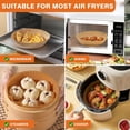 thumbnail image 2 of 200 Pcs Air Fryer Paper Liners,  Air Fryer Liner Disposable for Oven, Pans & Baking, Round, Parchment Paper, 2 of 7