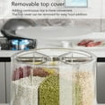 thumbnail image 4 of 360 Rotating Rice Dispenser Measuring Cylinder Grain Container Storage Rice Grain Storage Container Food Dispenser Kitchen Accessories, 4 of 8