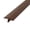 Brown, variant on Outwater T-Molding 11/16 Inch Black Flexible Polyethylene Center Barb Tee Moulding 250 Foot Coil