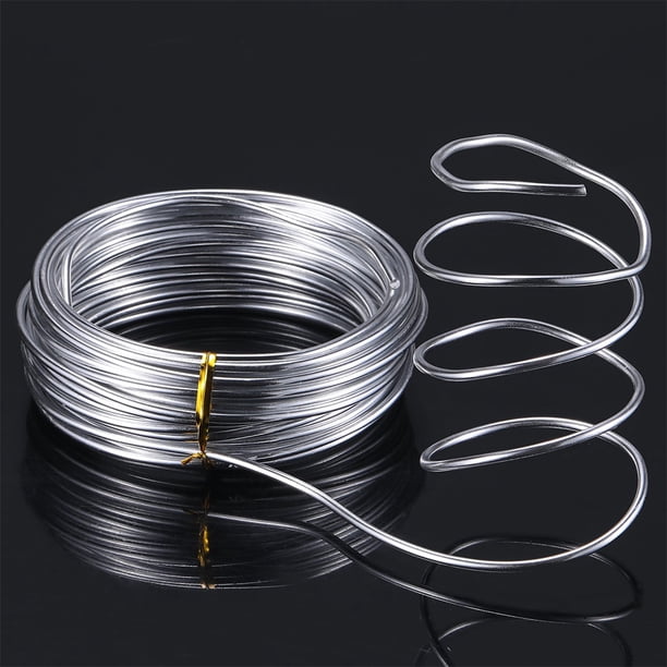Cheriswelry 984 M Fil D'aluminium De Calibre 20 En Métal Pliable Pour La Fabrication De Bijoux, Poupées, Squelettes, Travaux Manuels, Chameau
