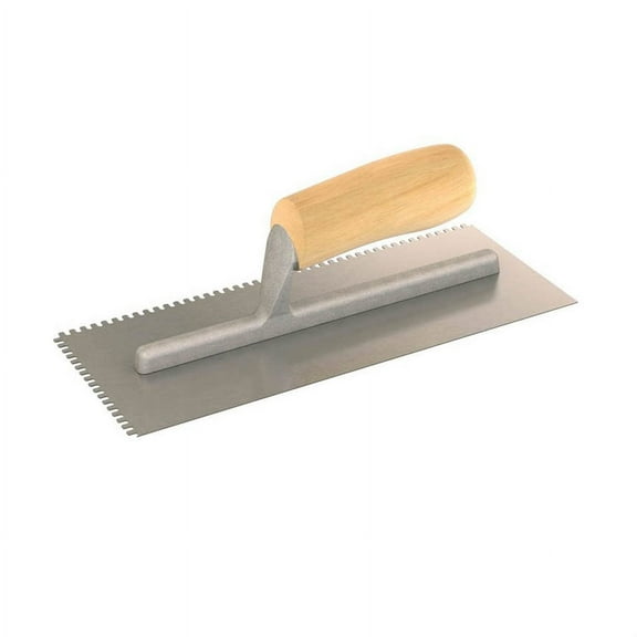 NOTCHED TROWEL - 3/16" x 5/32" V - CG HDL