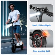 iScooter Electric Scooter for Adult, 500W Motor, 23 Miles Long Range, 22 mph & 10 Pneumatic tire Folding Commuter Electric Scooter Teens, Superior Performance Smart App & Dual Braking(Black)