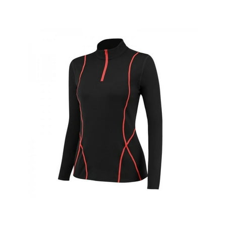 RETAP Womens Plus Running Fitness Track Jacket Yoga Sportswear Running Slim Top Half Zipper T-shirt