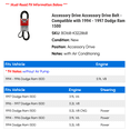 thumbnail image 2 of Accessory Drive Accessory Drive Belt - Compatible with 1994 - 1997 Dodge Ram 1500 1995 1996, 2 of 2