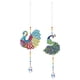 thumbnail image 2 of Cuadros Decorativos Atrapaluz de cristal pintura de diamantes decoración colgante de pavo real (GSKY2016) Tmvgtek embutido en tela, 2 of 9