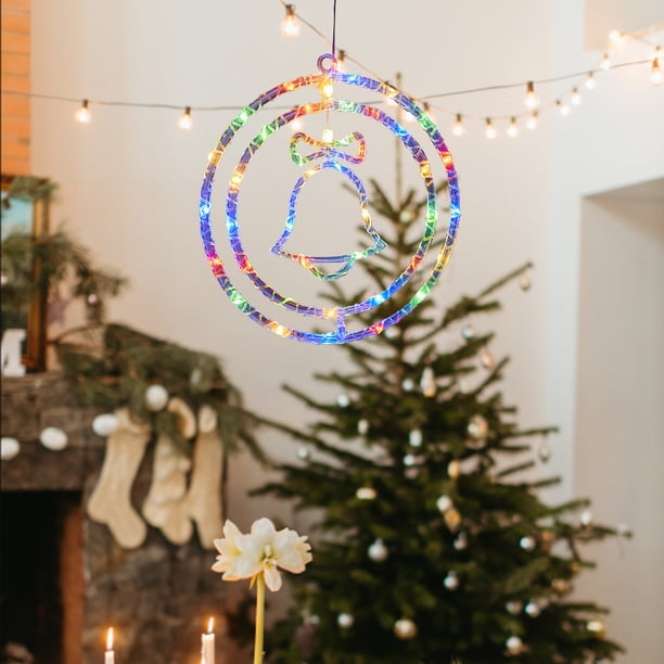 Fiudx Ofertas de la semana Nuevo Guirnalda de luces Led navideñas, decoración de arreglo de escena