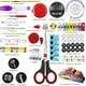 thumbnail image 3 of Kit Set Costura 299pcs Hilos Colores Agujas Tijeras Estuche, 3 of 4