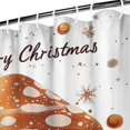 thumbnail image 3 of Merry Christmas Bath Curtain,Gnomes Short Shower Curtains Standard Bathroom Curtains for Home Bathroom Decor Christmas (72x72in), 3 of 5
