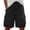 Black, variant on Summer Shorts for Women Cargo Hiking - Casual Bermuda with Pockets, 5-Inch Inseam, Drawstring Elastic Waist, Quick Dry Outdoor,Coffee 3XL
