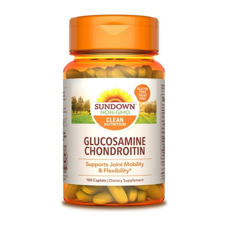 Sundown Naturals® Glucosamine Chondroitin Double-Strength w/Calcium & Vit D3, 180 Caplets