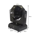 thumbnail image 2 of Moving Head Light Beam Strobe Football DJ Disco Ball For Nightclub Party RGBW 4In1 LED Professional Stage Light ,Easy to Install, 2 of 6