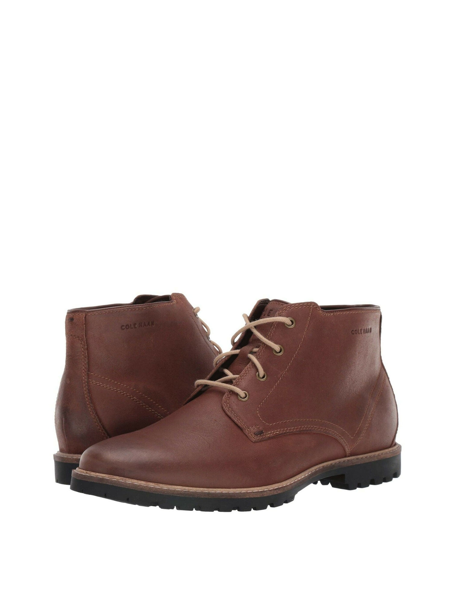 Cole Haan - Cole Haan Nathan Chukka Men's Leather Ankle Boots C30077 ...