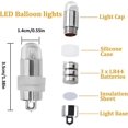 thumbnail image 2 of (Blanco cálido, sin parpadeo) Luces de globo LED 30 piezas Linterna de papel LED, Linterna de papel LED, LED iluminado para globo de linterna de papel Boda, Decoración de fiesta, 2 of 5
