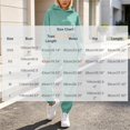 thumbnail image 3 of Zpanxa Sets for Women Clothing Two Piece Solid Drawstring Crop Hoodie and Cuffed Jogger Pants, 3 of 9