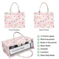 thumbnail image 2 of Large Capacity Tote Bag,Kawaii Halloween Ghost Pattern Handbag Fashion Luxury Tote Bag,15.7"x13"x 5.1" Inches,Laptop Compatible, 2 of 6